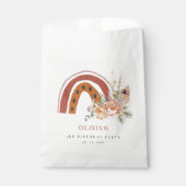 Niedlicher Rust Boho Bläschen Regenbogen jedes Alt Geschenktütchen (Vorderseite)