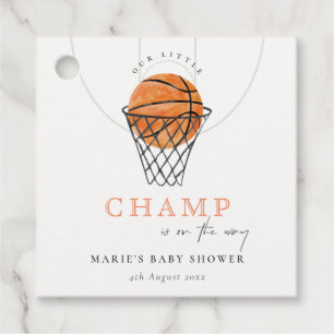 Niedlicher Rust unsere kleine Lampe Basketball Bab Geschenkanhänger