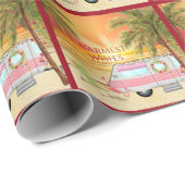 Niedlicher RV Camper Warmest wünscht Weihnachten Geschenkpapier (Rolleneckpunkt)