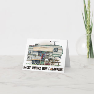 Niedlicher RV Vintager Camper Einladung