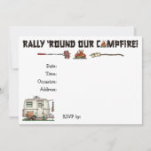 Niedlicher RV-Vintager Einladung (Vorderseite)