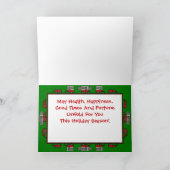 Niedlicher RV-Vintager Feiertagskarte (Innenseite)