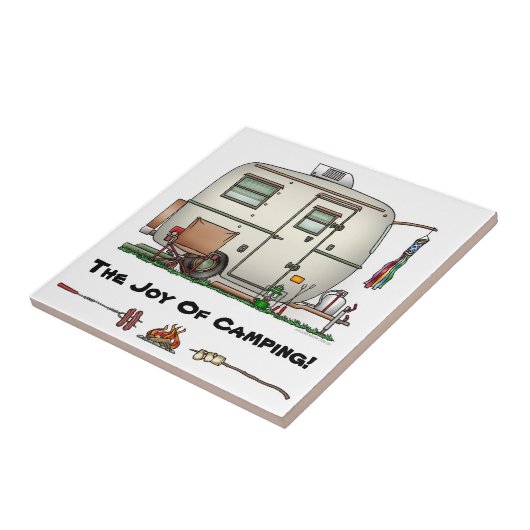 Niedlicher RV-Vintager Fliese (Seite)