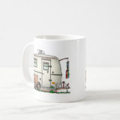 Niedlicher RV-Vintager Kaffeetasse (Vorderseite Links)