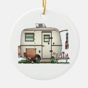 Niedlicher RV-Vintager Keramikornament