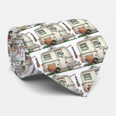 Niedlicher RV-Vintager Krawatte (Gerollt)