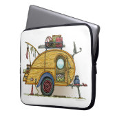 Niedlicher RV Vintager Laptopschutzhülle (Vorderseite Links)