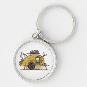 Niedlicher RV Vintager Schlüsselanhänger
