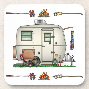 Niedlicher RV-Vintager Untersetzer