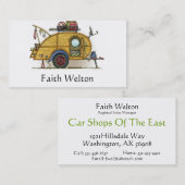 Niedlicher RV Vintager Visitenkarte (Vorne/Hinten)