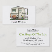 Niedlicher RV-Vintager Visitenkarte (Vorne/Hinten)