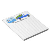 Niedlicher RV Weihnachtscamper Händler Lebensmitte Notizblock (angewinkelt)