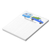 Niedlicher RV Weihnachtscamper Händler Lebensmitte Notizblock (Rotiert)