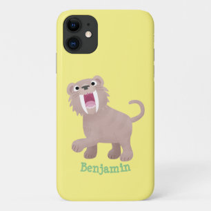 Niedlicher Säbeltoothy Tiger Smilodon Cartoon Case-Mate iPhone Hülle