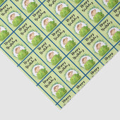 Niedlicher Safari Affe Happy Birthday Pattern Seidenpapier (Ausschnitt)