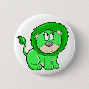 Niedlicher Safari-Löwe-Knopf Button