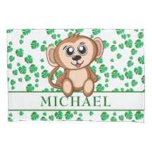 Niedlicher Safari Monkey Cartoon Dschungelname Mus
