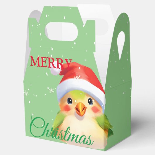 Niedlicher Safari-Vogel Weihnachtskostüm Geschenkschachtel (Geöffnet)