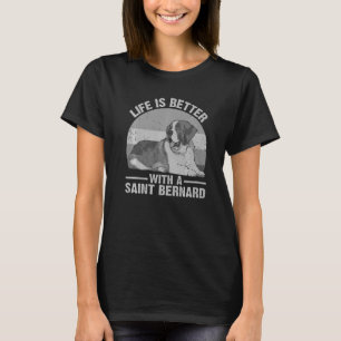Niedlicher Saint Bernard für Männer Frauen Saint B T-Shirt