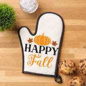 Niedlicher Saison glücklicher Fall Pumpkin Baking Ofenhandschuh (Oben unten)