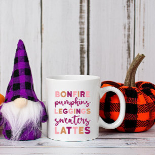 Niedlicher Saisonfall Bonfire Sweaters Pumpkins La Kaffeetasse