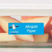 Niedlicher Sandpit-Cartoon personalisiert Etiketten (Befestigt)