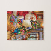 Niedlicher Sankt-Feiertagsentwurf mit Kindern Puzzle (Horizontal)