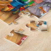 Niedlicher Sankt-Feiertagsentwurf mit Kindern Puzzle (Seite)