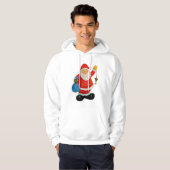 Niedlicher Santa Claus Father Christmas Kris Kring Hoodie (Vorne ganz)