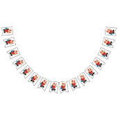 Niedlicher Santa Claus Father Christmas Kris Kring Wimpelkette (Alle)