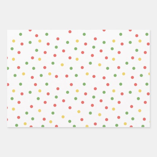 Niedlicher Santa Elf Streifen Winter Berry Weihnac Geschenkpapier Set (Vorderseite 3)