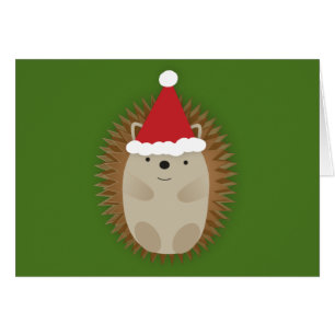 Niedlicher Santa Igel