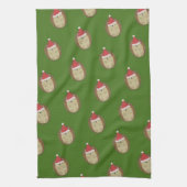 Niedlicher Santa Igel Geschirrtuch (Vertikal)