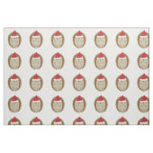 Niedlicher Santa Igel Stoff (Fat Quarter (45,7 x 55,9 cm))