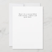 Niedlicher Santa Reindeer Snowman 2020 Skript Weih (Rückseite)