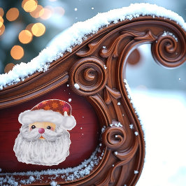 Niedlicher Santa Santa Santa Santa Santa Aufkleber
