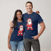 Niedlicher Santa Santa Santa Santa T-Shirt (Unisex)