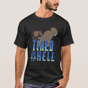 Niedlicher Satanischer Mops müde wie Hell Esoteric T-Shirt