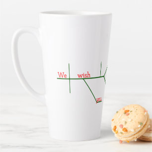 Niedlicher Satz Diagramm Grammar Frohe Weihnachten Milchtasse