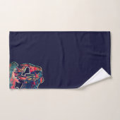 niedlicher Säugling und MuschelElefant  Badhandtuch Set (Handtuch)