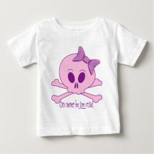 Niedlicher Schädel Baby T-shirt