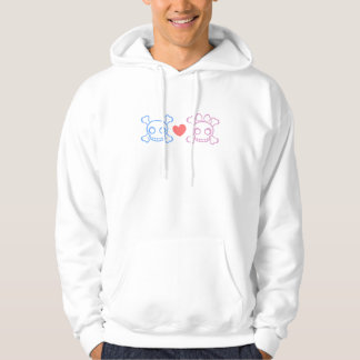 Niedlicher Schädel-Partner Hoodie