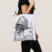 Niedlicher Schädel Tasche (Von Nahem)