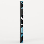 Niedlicher Schädel und Kreuzknochen - Blau Case-Mate iPhone Hülle (Hinten/Rechts)