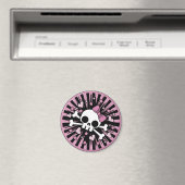 Niedlicher Schädel und Kreuzknochen Magnet (In Situ (Geschirrspüler))