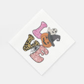 niedlicher Schädelhund Rottweiler Serviette (Ecke)