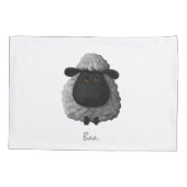 Niedlicher Schaf-Kissen-Kasten Kissenbezug (Rückseite)