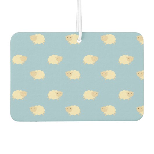 Niedlicher Schaf-Muster-Luftkühler Autolufterfrischer (Vorderseite)