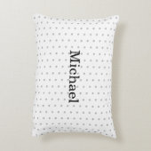 Niedlicher Schafnamenjunge Dekokissen (Rückseite(Vertikal))