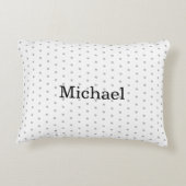 Niedlicher Schafnamenjunge Dekokissen (Rückseite)